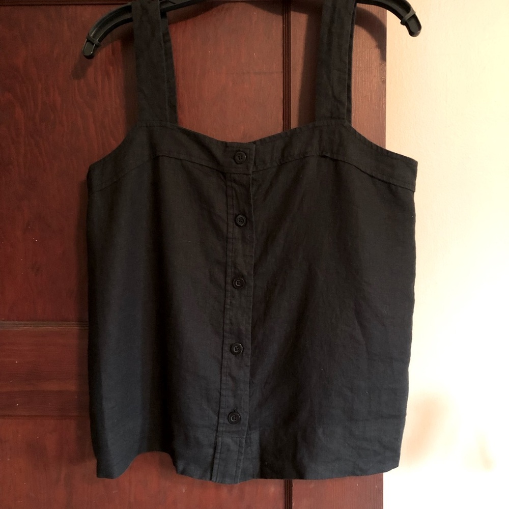 Everlane Linen Picnic Top